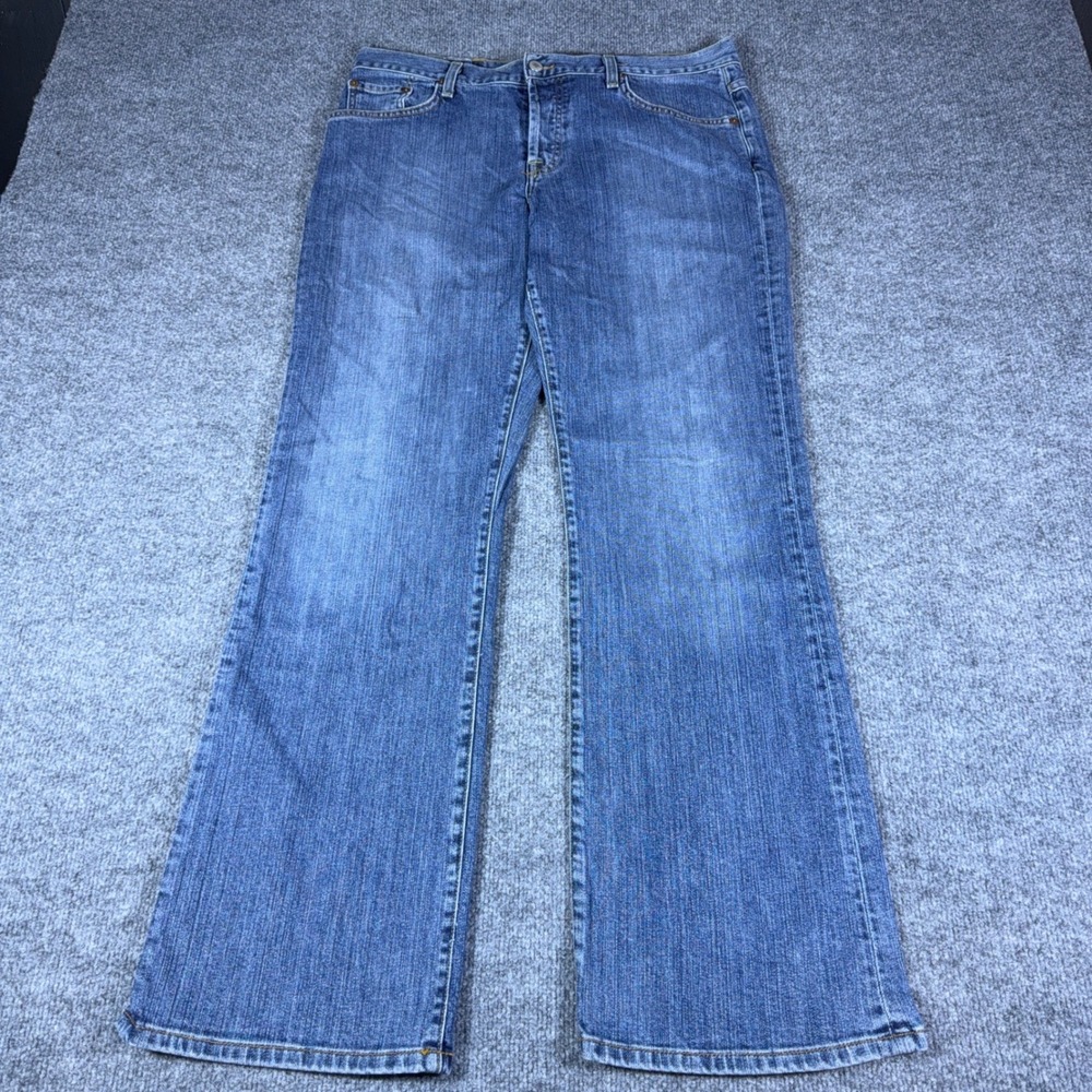 VTG Lucky Brand 221 Original Jeans Mens 38x32 Blue Denim Button Fly Made in USA